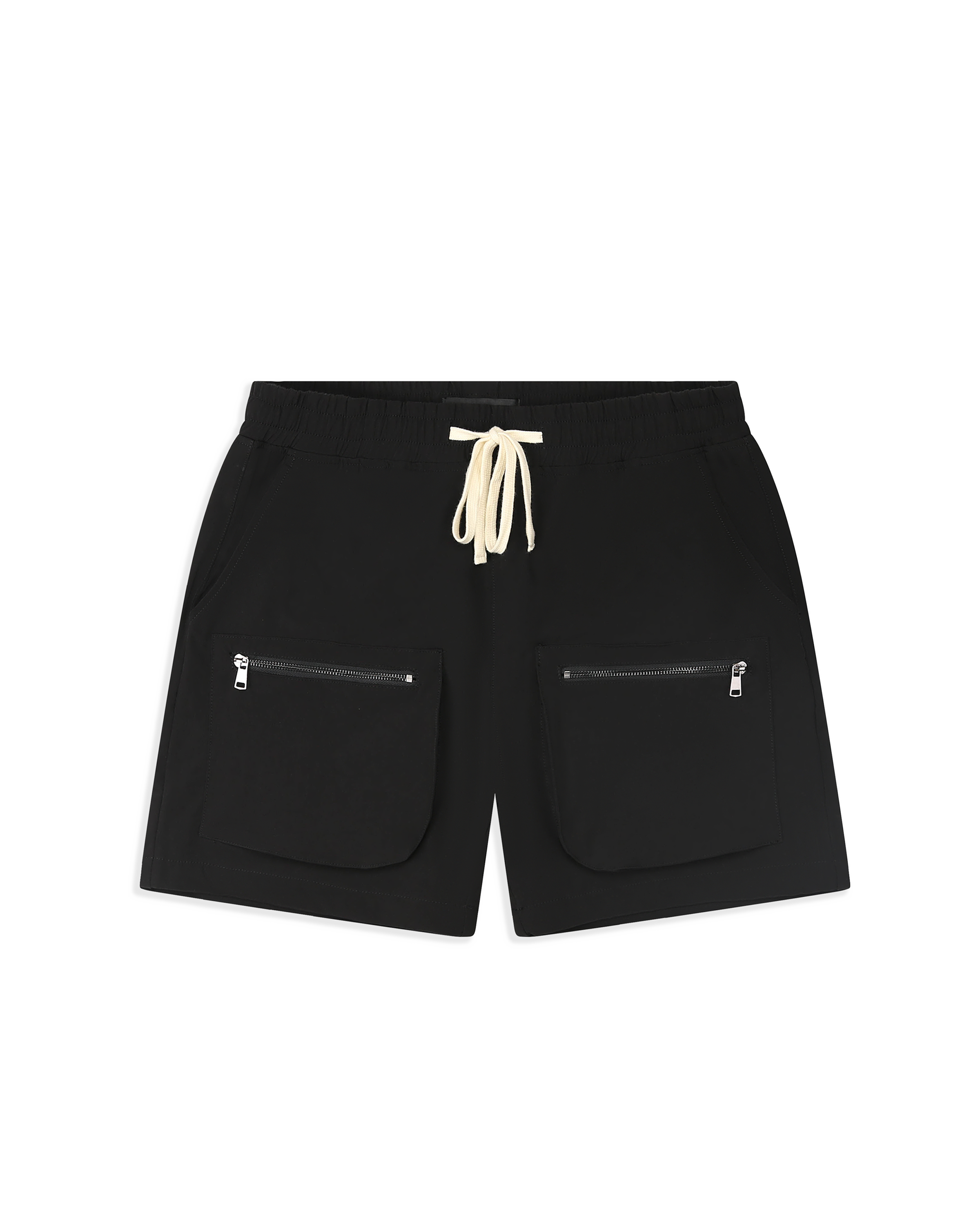 MULTI-POCKET SHORTS (BLACK)