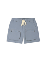 MULTI-POCKET SHORTS (BLUE)