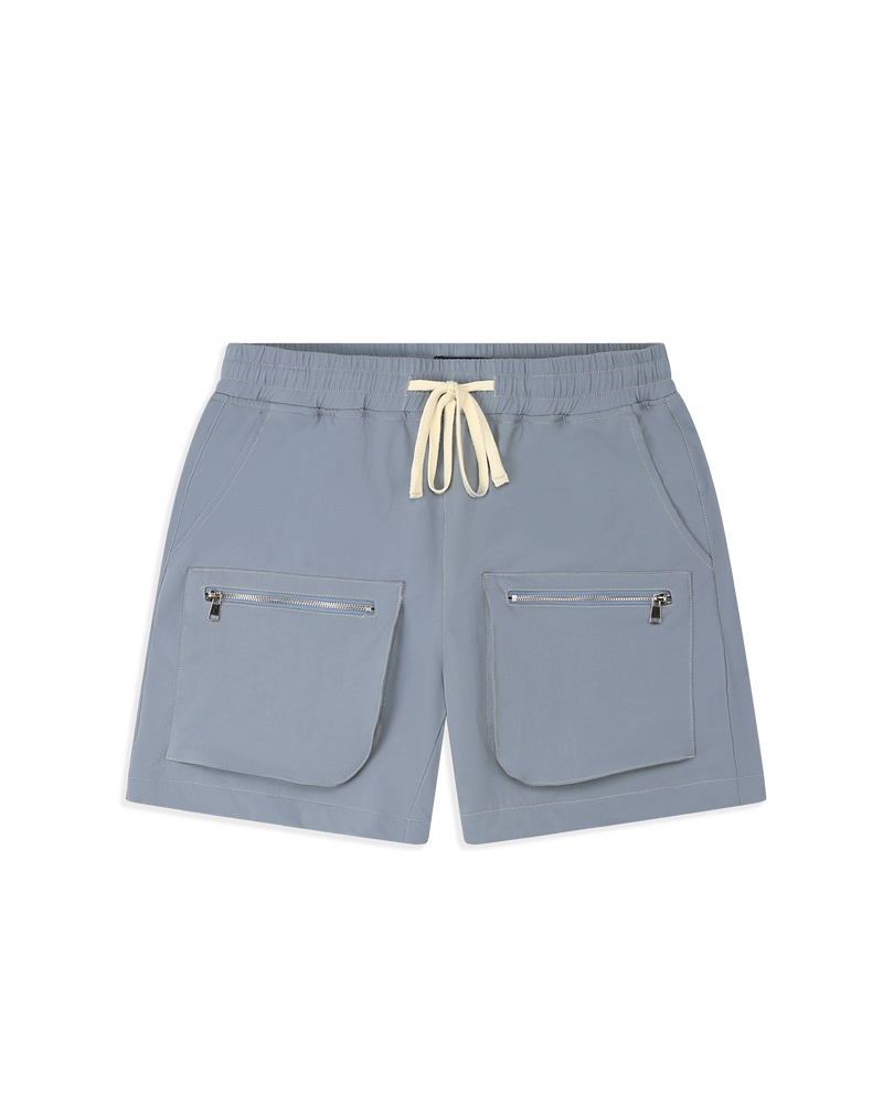 MULTI-POCKET SHORTS (BLUE)