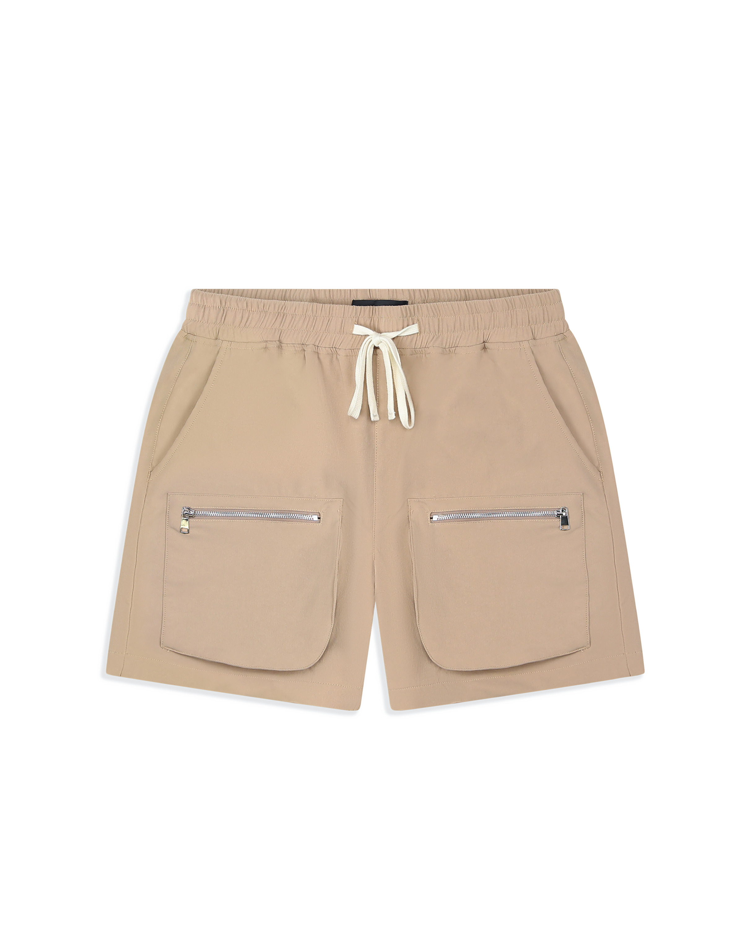 MULTI-POCKET SHORTS (TAN)