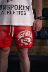 Vintage Wash Shorts (Red)