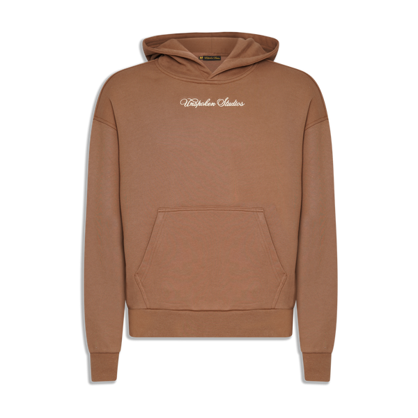 SCRIPT HOODIE (COCOA)