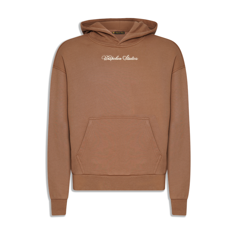 SCRIPT HOODIE (COCOA)